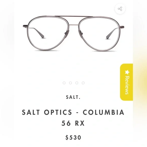 SALT Columbia 56 Glasses Brand New!